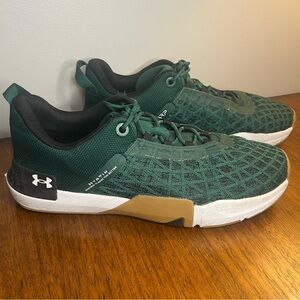 Under Armour Forest Green Training Sneakers. Men’s size 15
